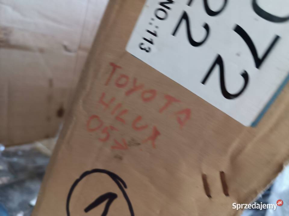 CHŁODNICA WODY TOYOTA HILUX VII 2005 50x64 Nowy Tomyśl