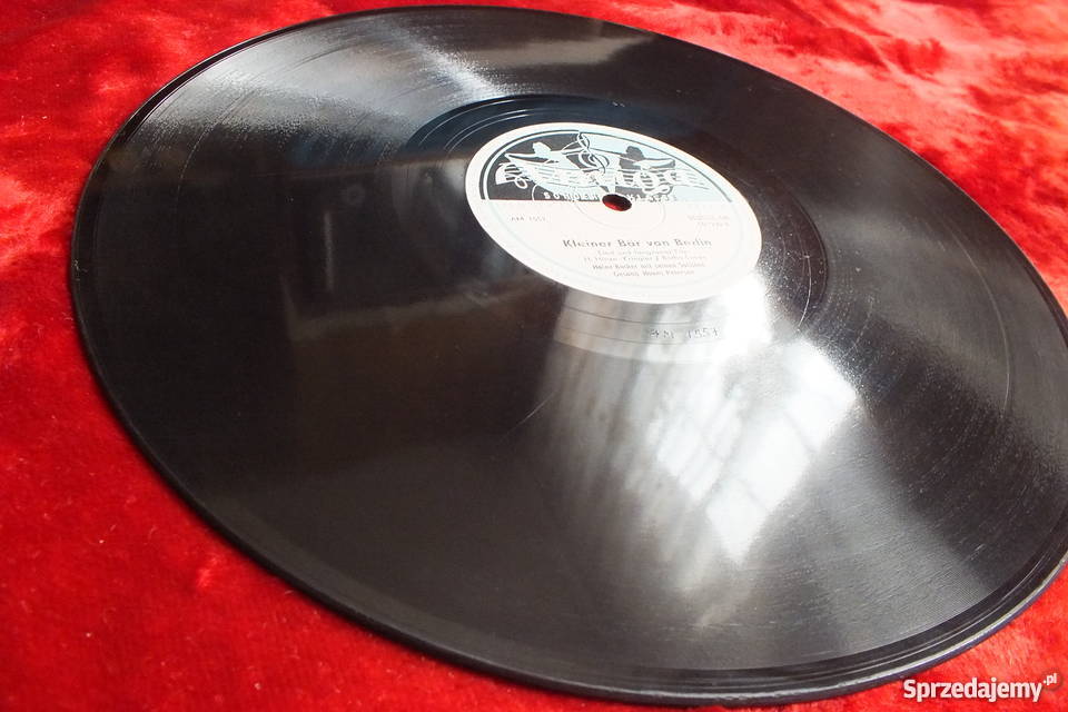 Płyta winylowa szelakowa niemiecka gruba ciężka Żary