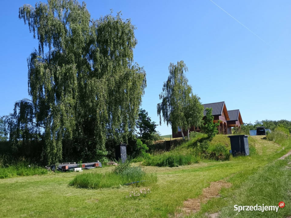Działka z 2 domkami całorocznymi Kleszczowa