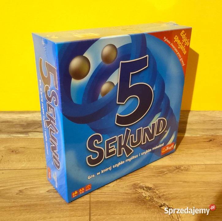 Gra towarzyska 5 sekund Edycja specjalna 8 lat+ kujawsko-pomorskie Ciechocinek sprzedam