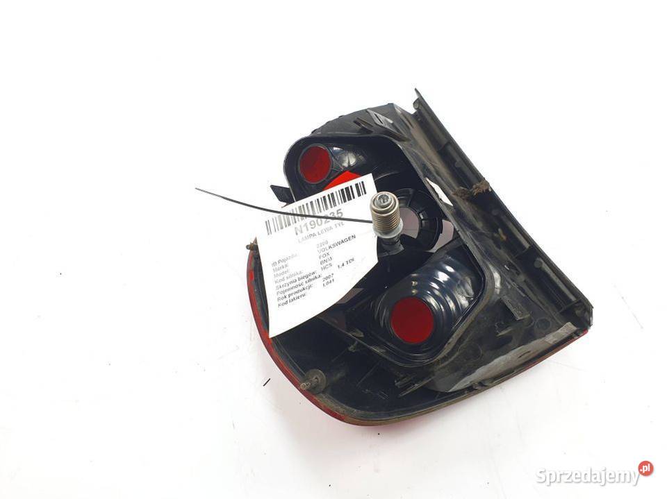 LAMPA LEWA TYŁ VOLKSWAGEN FOX osobowe Lipno