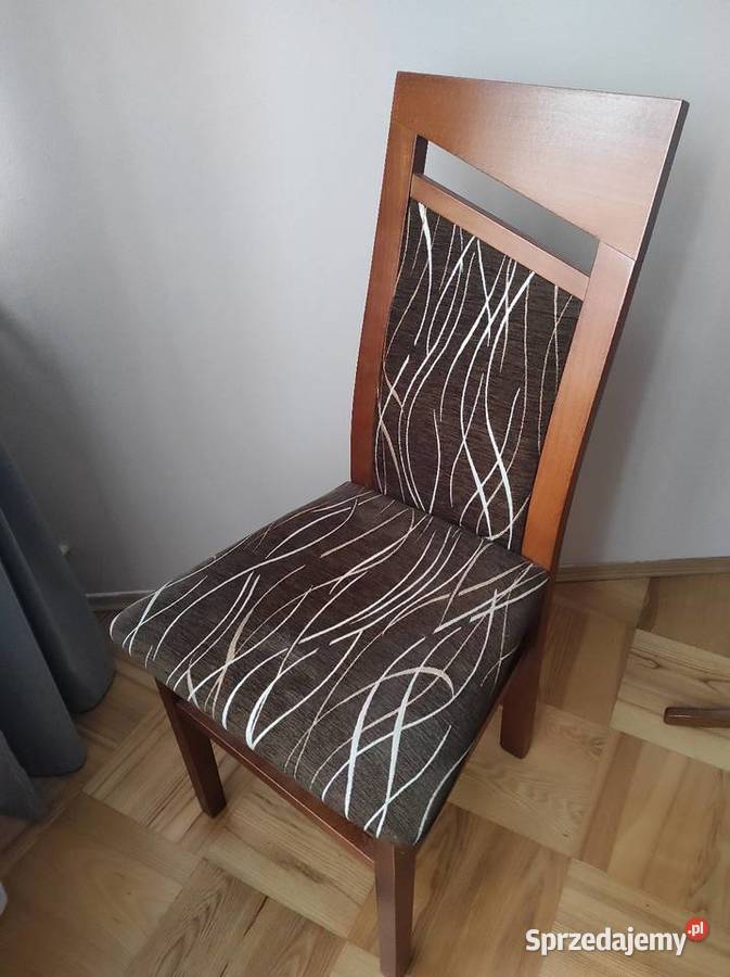 Krzesło tapicerowane siedzisko używane w stanie Warszawa