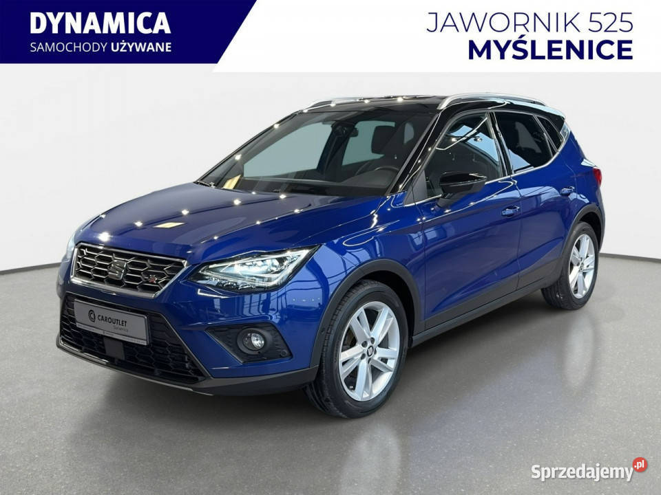 Seat Arona VAT 23 FR 10TSI 110 DSG 2021 r salon lakier metallic Myślenice