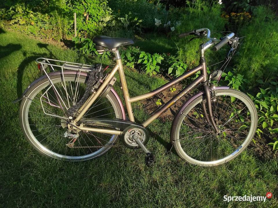 Raleigh koła 28 używany rower miejski damka