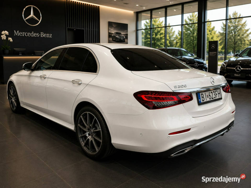 Mercedes E 200 2020 AMG Salon Polska Bezwyadkowy podgrzewane fotele Białystok