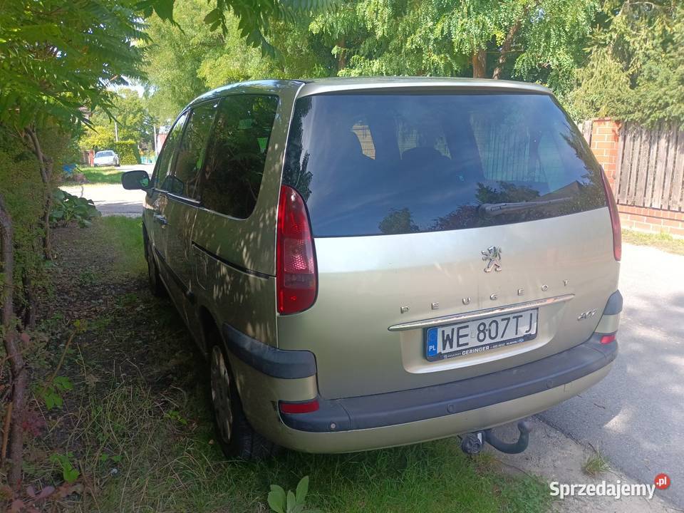 Z Uszkodzonym silnikiem peugeot 807 2007 mikrobus Wrocław sprzedam