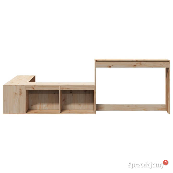 Szafka nocna z biurkiem 232x112x75 lite drewno Warszawa
