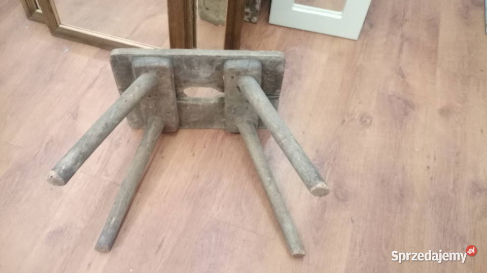 Taboret ryczka stołek drewniany Meble Żory