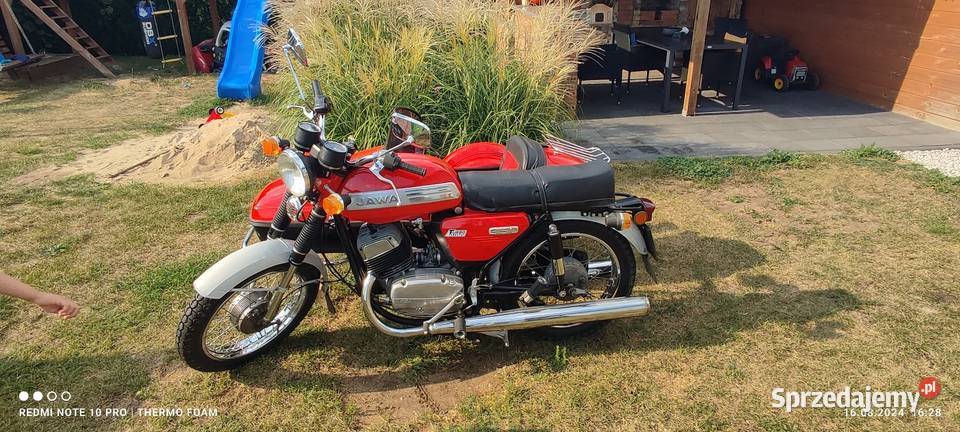 Jawa 350 6347 z wozkiem bocznym velorex 562 1983 sprzedam