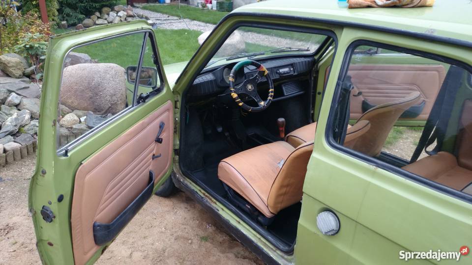 Fiat 126 Zielony Groszek nieuszkodzony wielkopolskie Wełnica