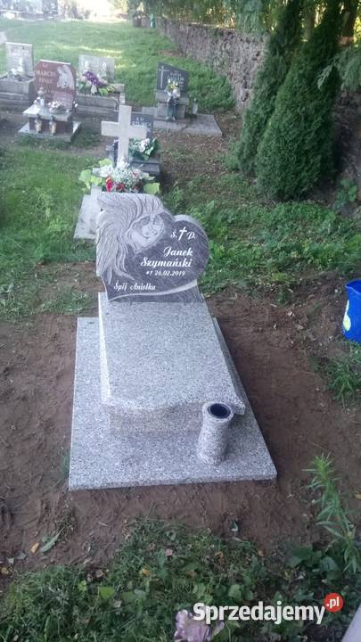 Nagrobek dziecinny orion viscont white rzeźba