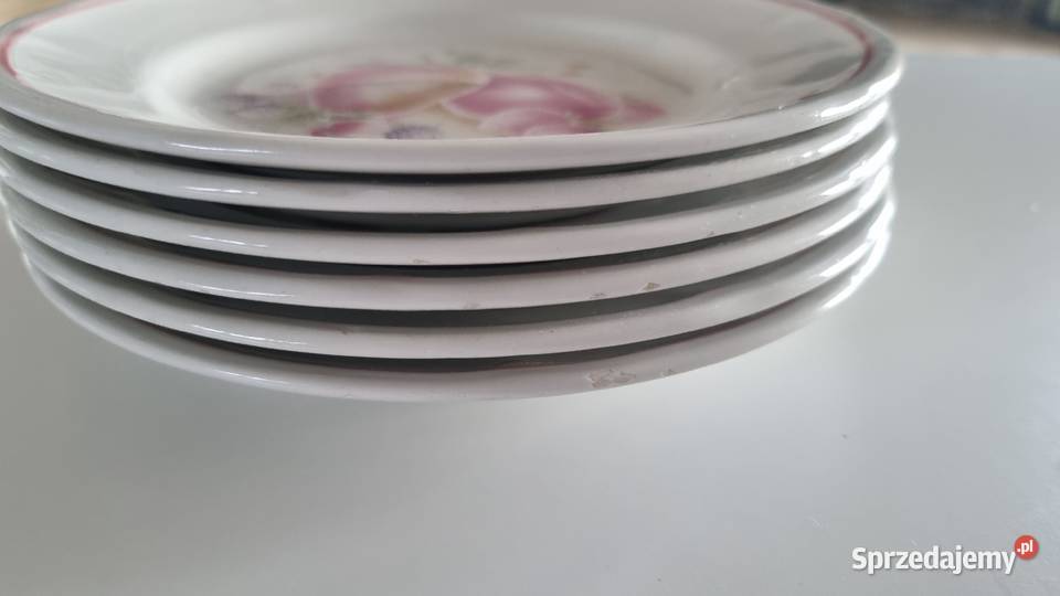 Talerze Deserowe Ceramika Włoska Ironstone Wola Podłężna sprzedam