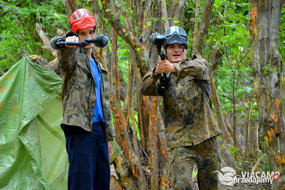 Obóz Paintballowy na Mazurach 2020 ViaCamp pomorskie Reda