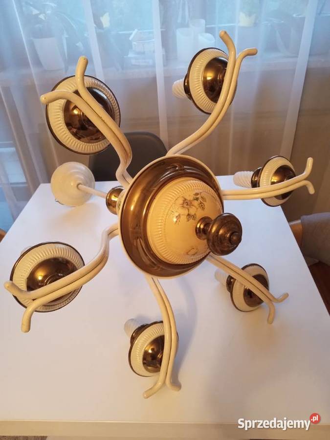 Żyrandol lampa wisząca CICHOŃ Katowice vintage Lampy wiszące