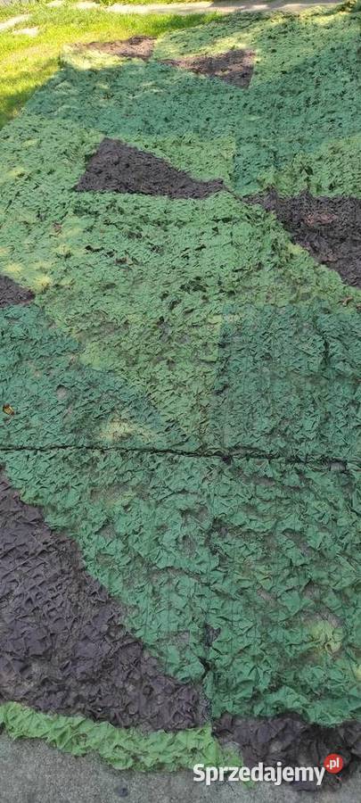 siatka maskująca wojskowa 3x6 nowa śląskie sprzedam