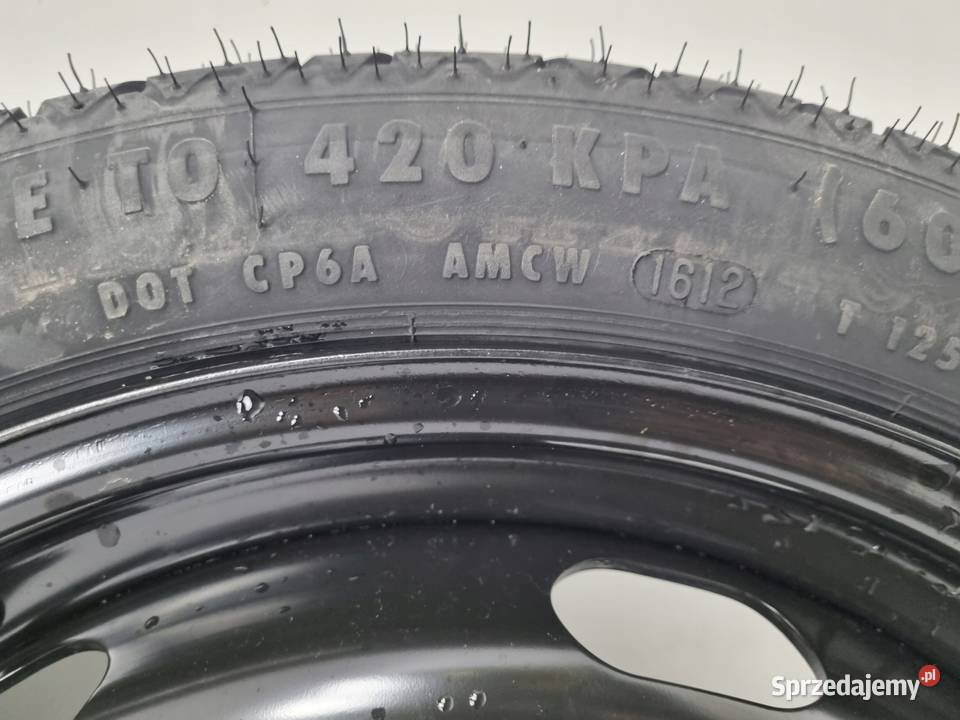 KOŁO ZAPASOWE DOJAZDOWE Audi Seat Vw Golf VI Samochodowe Chełm