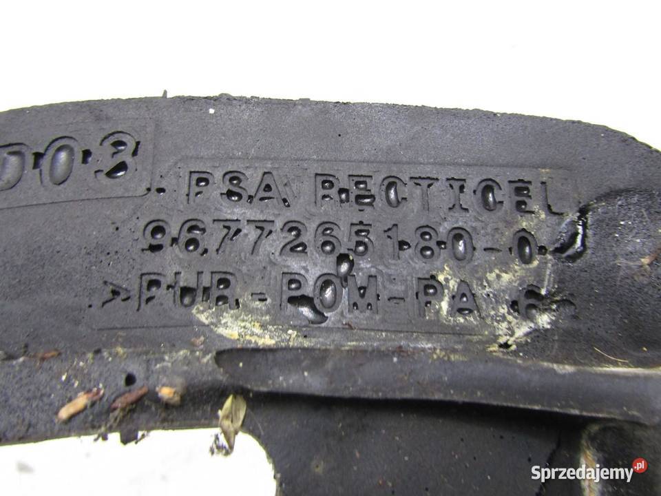 WYGŁUSZENIE PODSZYBIA PRAWE PRAWY PRZÓD PEUGEOT Pozostałe