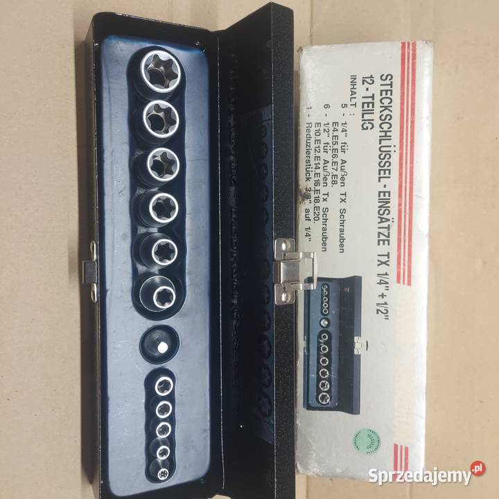 Klucze nasadki torx wewnętrzne dobra jakość śląskie Miedźna