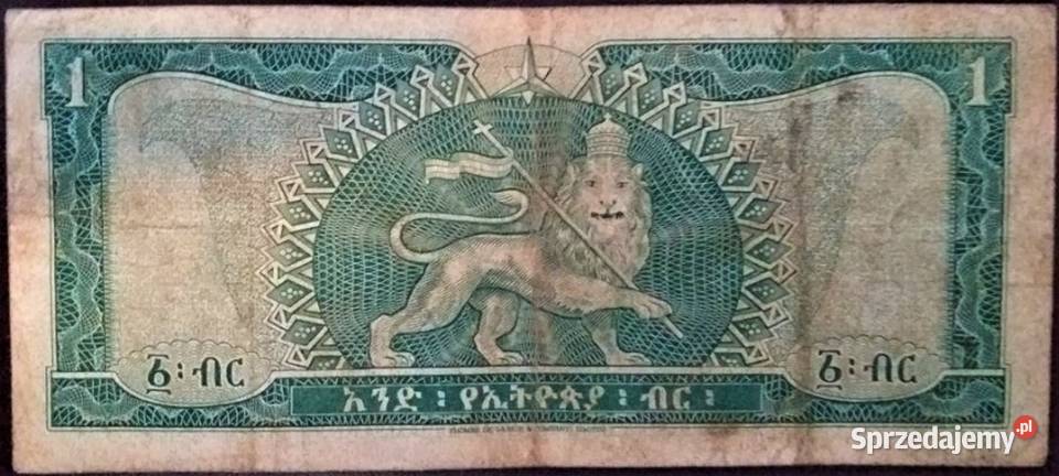 ETIOPIA 1966P25a1 dolar wysyłka Człuchów