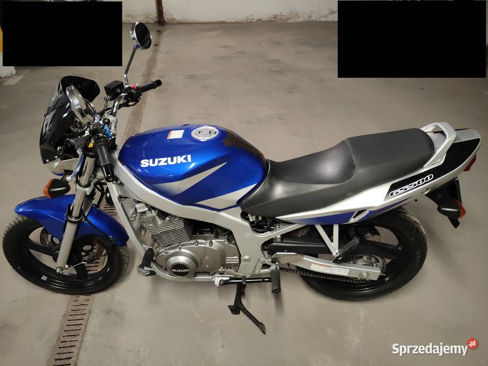 Suzuki GS500 GS500E Crash pady i owiewka PUIG zarejestrowany w Polsce Warszawa