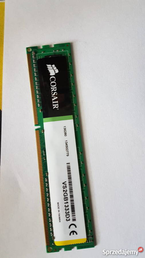 Pamięć RAM DDR3 2GB 1333Mhz Corsair ValueSelect Udanin