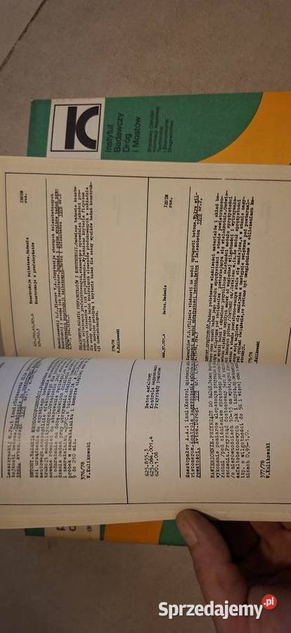 Unikatowy Komplet 6x Dokumentacja IBDiM 197778 sprzedam