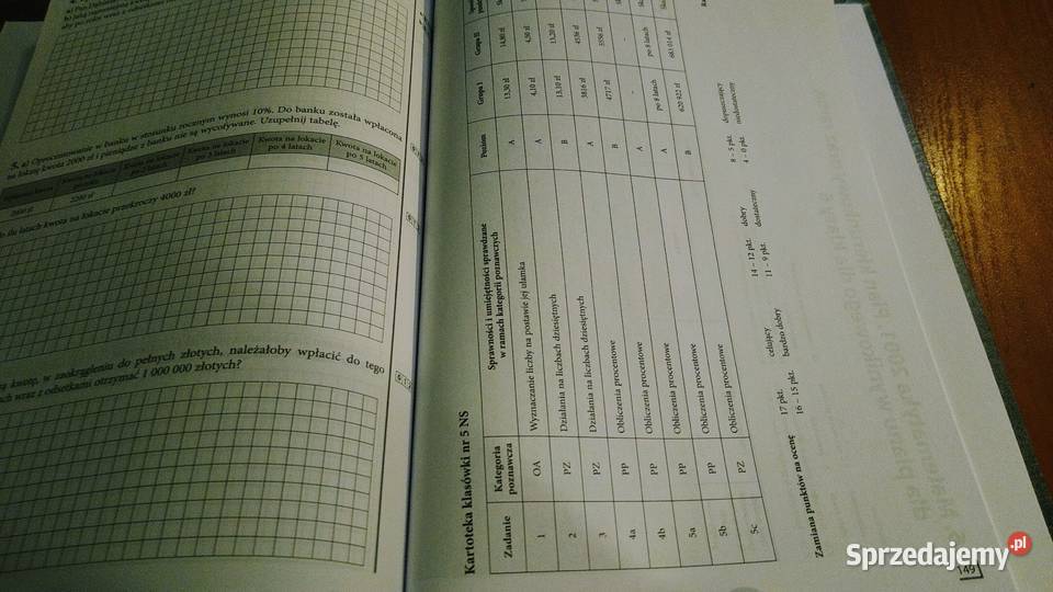 Matematyka 2001 przedmiotowy system oceniania matematyka Książki i Podręczniki Gdańsk sprzedam