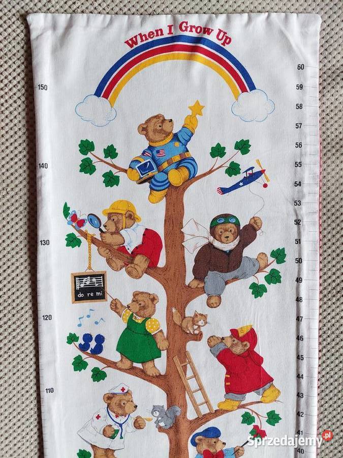 miarka wzrostu na płótnie Kraków sprzedam