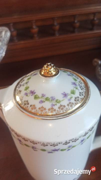 Dzbanek do czekolady Fiołki Rosenthal Syg Thomas Gdańsk