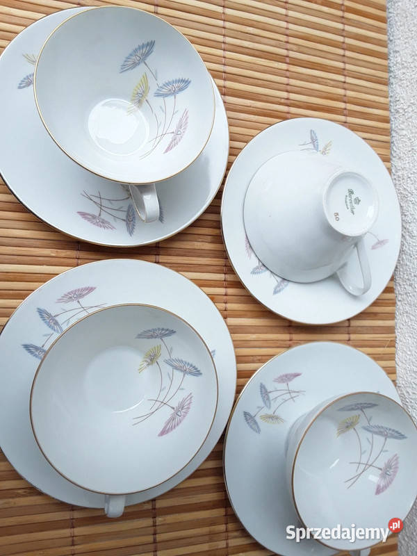 Porcelana Breuther Bavaria 4 filiżanki ze mazowieckie Warszawa