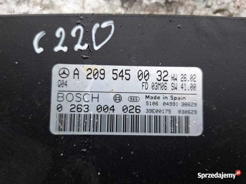 Komputer Moduł Parkowania PDC Mercedes W203 Wisznice