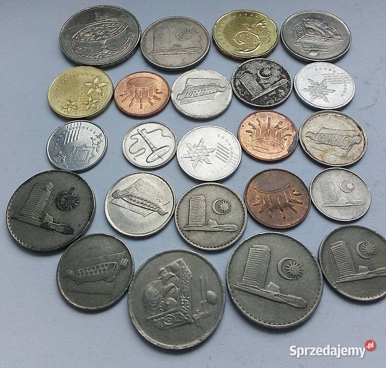 MALEZJA23 MONETY ROŻNE mazowieckie Legionowo