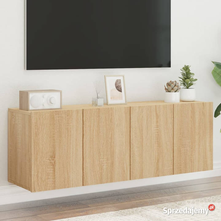 Ścienne szafki TV 2 dąb sonoma 60x30x41 WM836943 Warszawa sprzedam