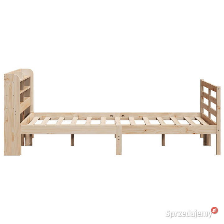 Rama łóżka z wezgłowiem lite drewno sosnowe sprzedam