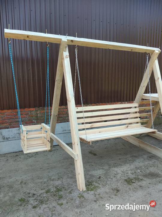 huśtawka ogrodowa drewniana Staszów