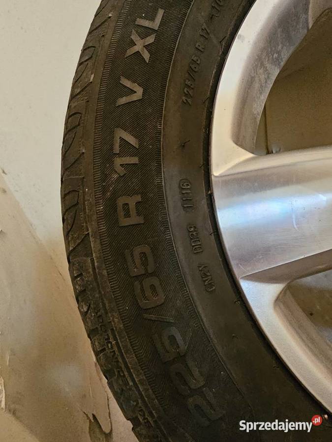 Volkswagen oryginalne alufelgi z oponami mazowieckie Warszawa