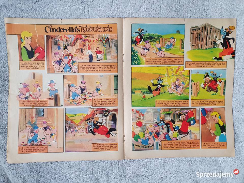 Disneyland komiks z 1973 roku Disney jęz Gdynia
