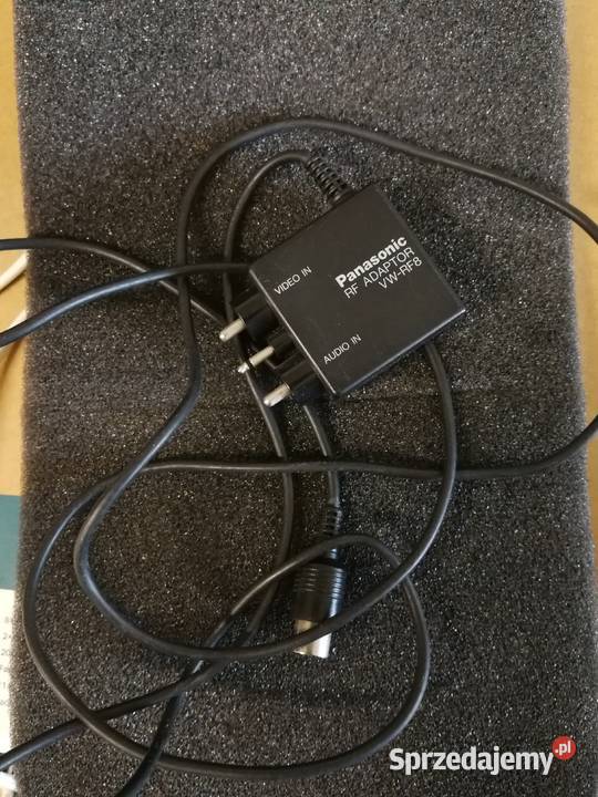 Panasonic adapter audio video RF kamery vhs Szczecin