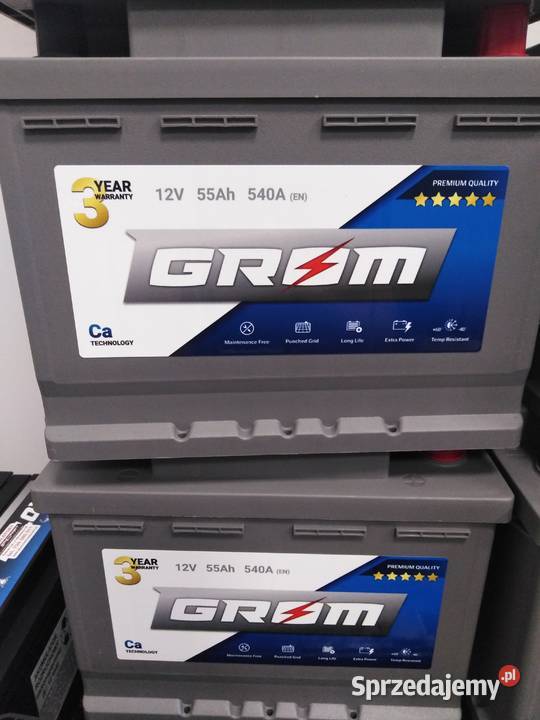 Akumulator GROM Premium 55Ah540A Piotrków akumulatory Piotrków Trybunalski