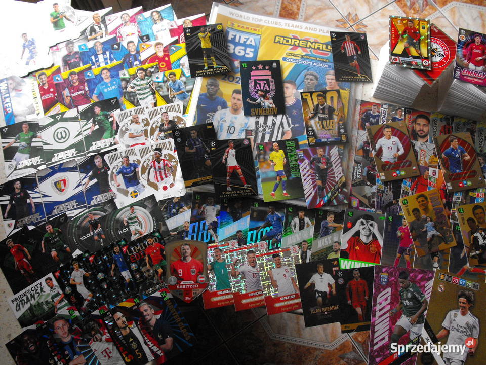 MEGA zestaw 500 kart album PANINI TOPPS MESSI Mykanów