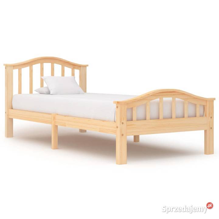 vidaXL Rama łóżka z litego drewna sosnowego 283310