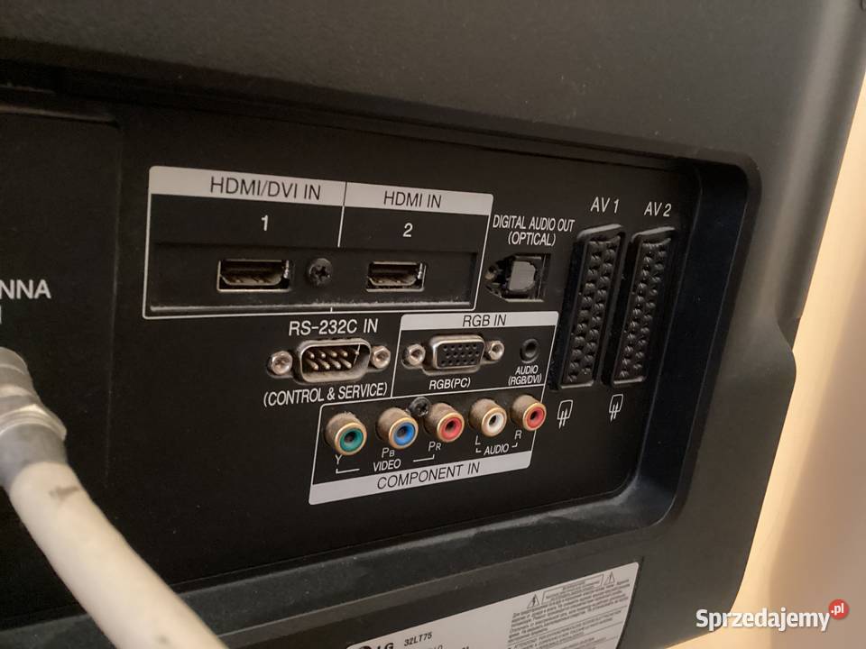 Telewizor LCD Monior Ekran 32 cale LG 32LT75 pomorskie Pruszcz Gdański