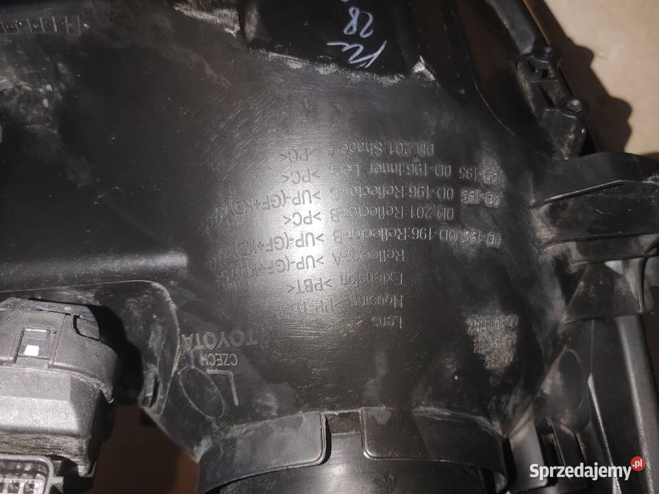 Lampa Toyota Yaris 3 lift Lampy przednie kujawsko-pomorskie