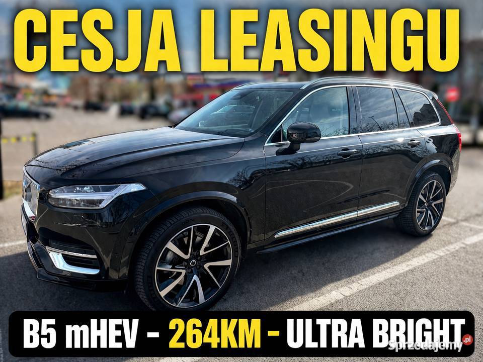 VOLVO XC90 ULTRA BRIGHT B5 264 AWD Benzyna mHEV immobilizer Wrocław