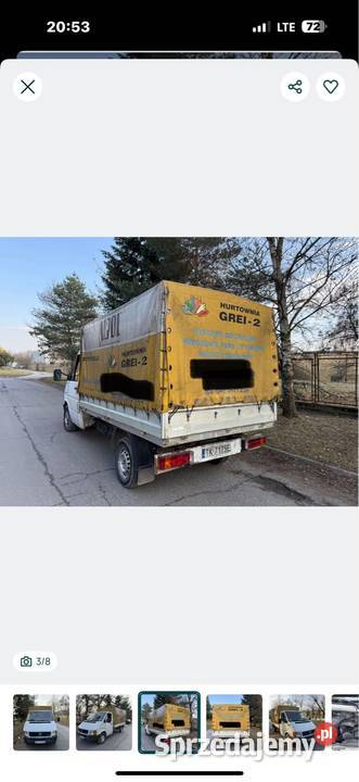 Vw Crafter 25 Tdi 109 Koni Plandeka Burty Kielce