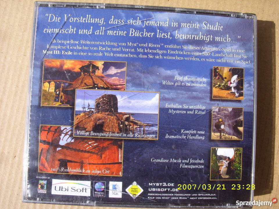 CD EXILEMYST IIIUBI SOFT 4 CD dolnośląskie Wołów sprzedam