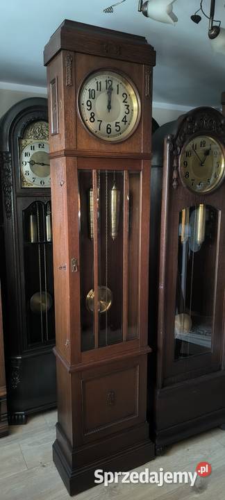 Lenzkirch 1913 r zegar stojący piękny wielki Kwaczała sprzedam