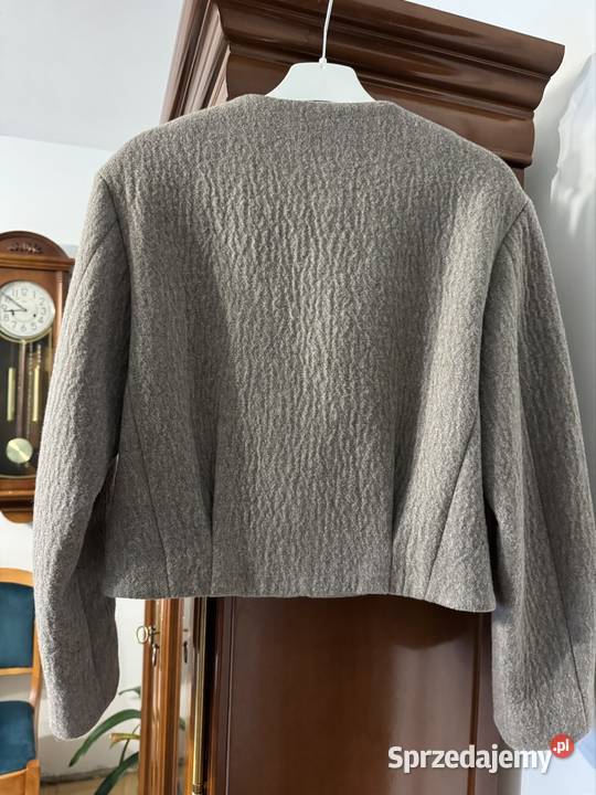 Modna kurtka żakiet XS w neutralnym beżowo Kurtki i płaszcze Częstochowa