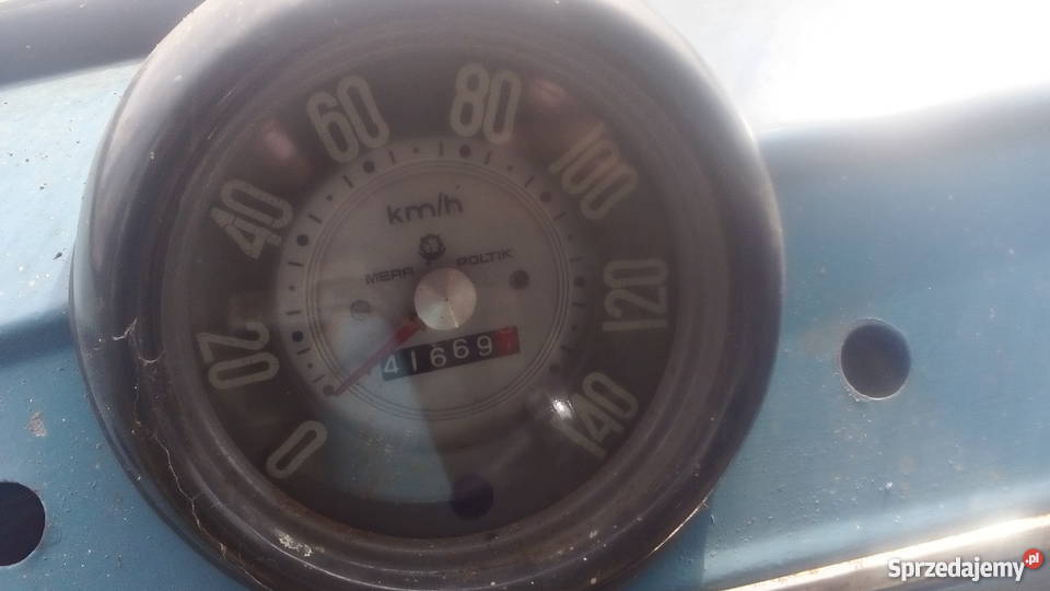 Syrena r20 Lux FABRYCZNIE NOWA KAROSERIA OKAZJA niebieski Nowy Tomyśl