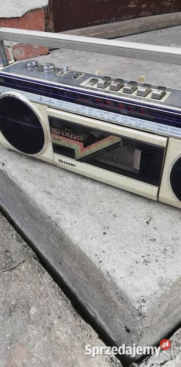 SHARP QT12 BOOMBOX RETRO RADIO mazowieckie Poświętne